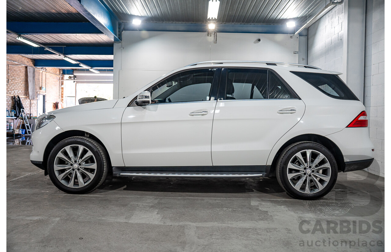 6/2015 Mercedes-Benz ML 250 CDI Bluetec (4x4) 166 MY14 4d Wagon Polar White Turbo Diesel 2.1L