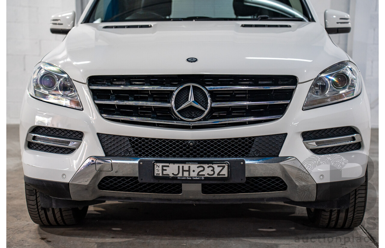 6/2015 Mercedes-Benz ML 250 CDI Bluetec (4x4) 166 MY14 4d Wagon Polar White Turbo Diesel 2.1L