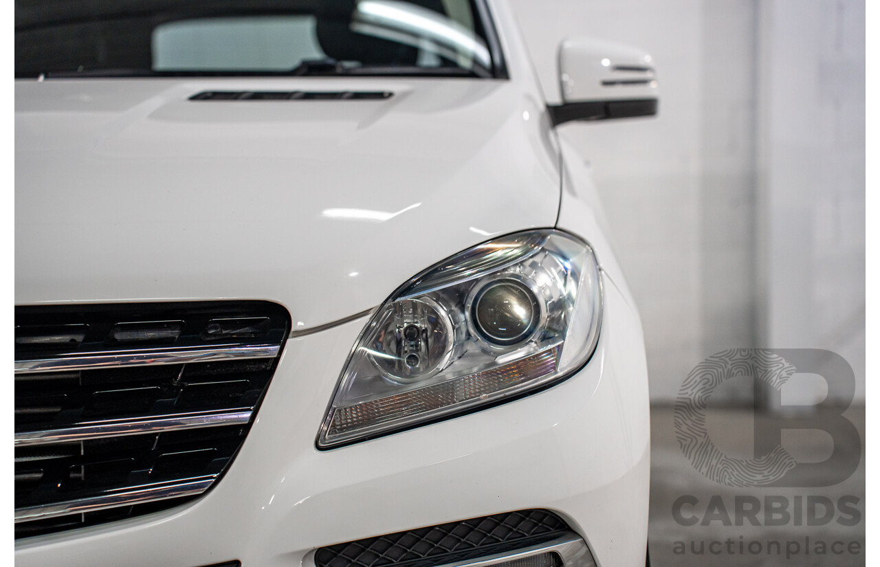 6/2015 Mercedes-Benz ML 250 CDI Bluetec (4x4) 166 MY14 4d Wagon Polar White Turbo Diesel 2.1L