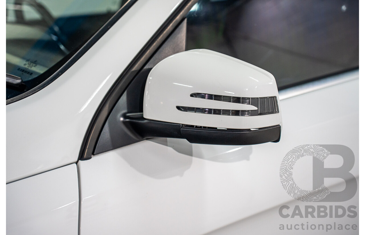 6/2015 Mercedes-Benz ML 250 CDI Bluetec (4x4) 166 MY14 4d Wagon Polar White Turbo Diesel 2.1L