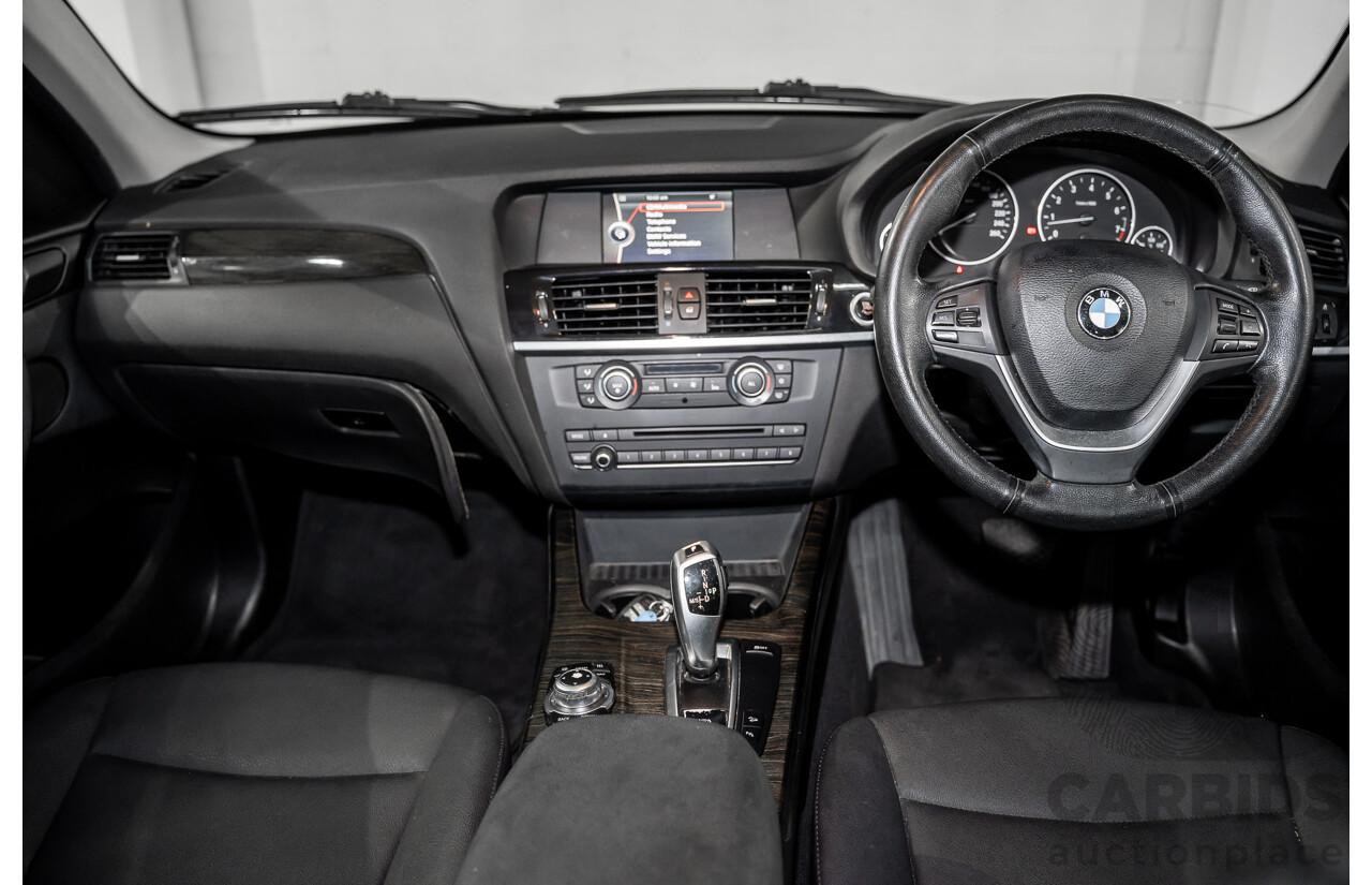 3/2012 BMW X3 xDrive20i F25 4d Wagon Space Grey Metallic Turbo 2.0L