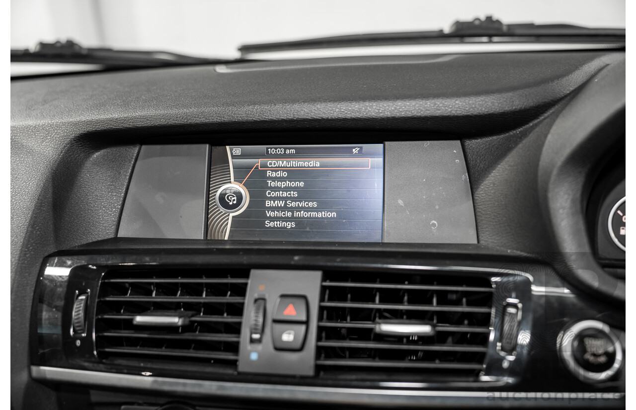 3/2012 BMW X3 xDrive20i F25 4d Wagon Space Grey Metallic Turbo 2.0L