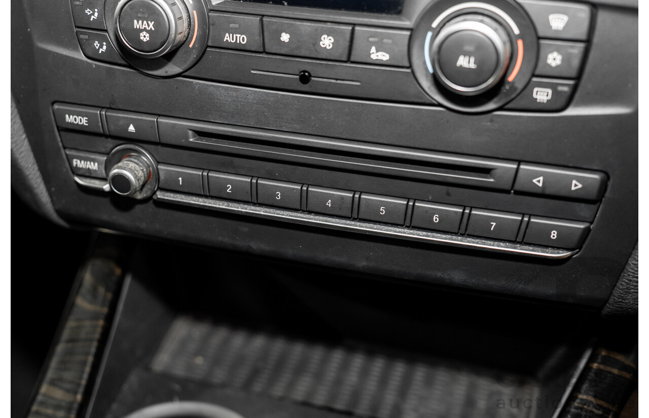 3/2012 BMW X3 xDrive20i F25 4d Wagon Space Grey Metallic Turbo 2.0L