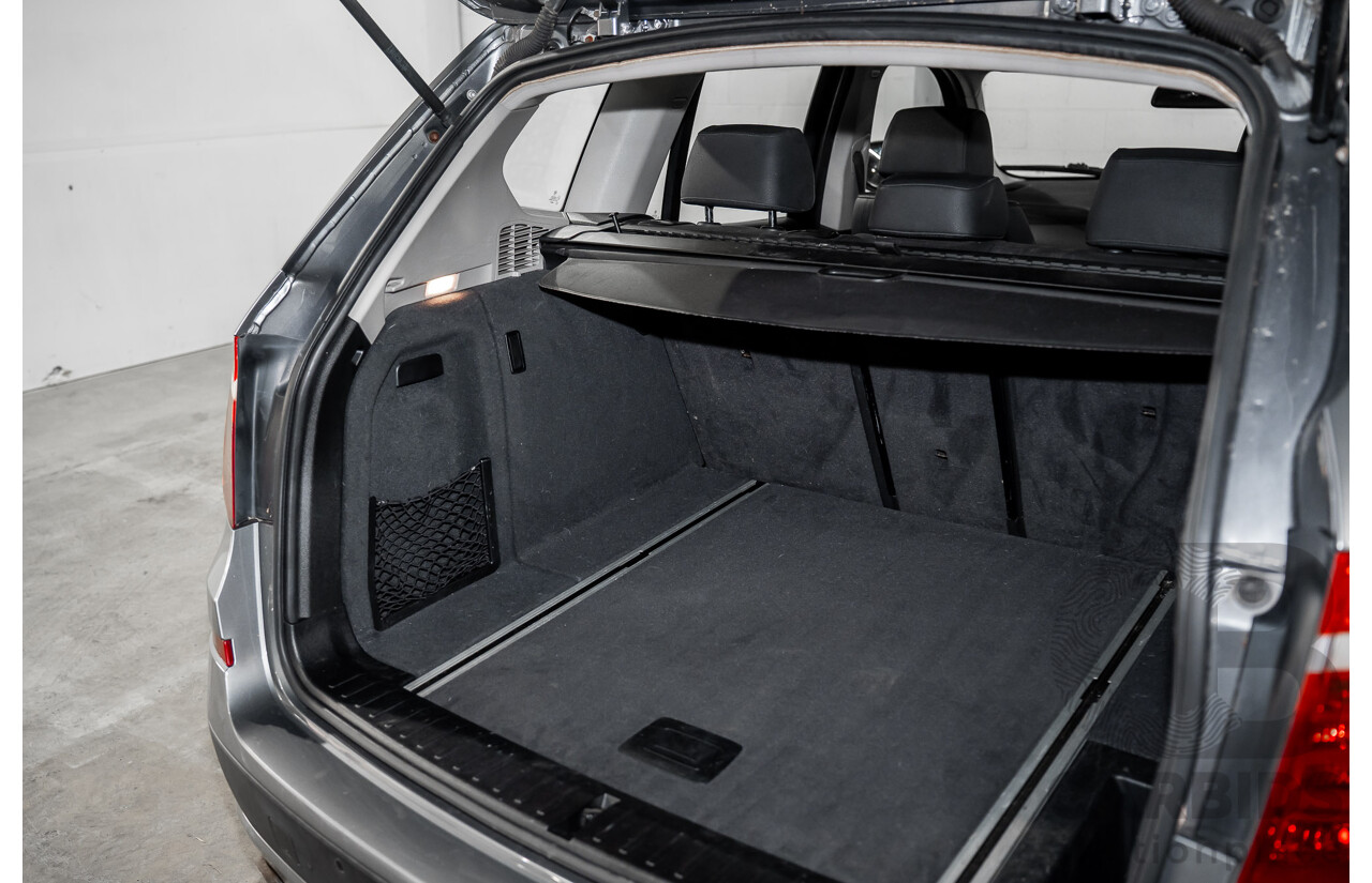 3/2012 BMW X3 xDrive20i F25 4d Wagon Space Grey Metallic Turbo 2.0L