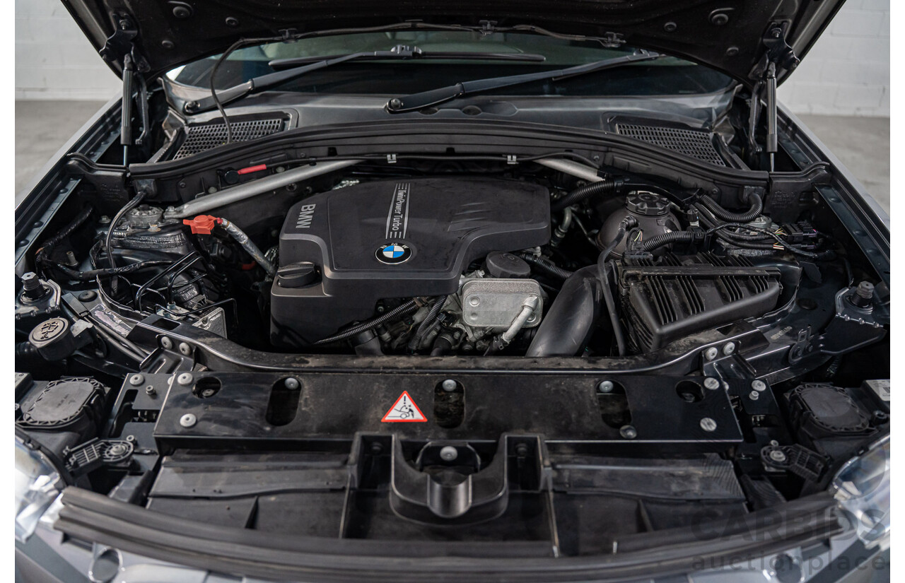 3/2012 BMW X3 xDrive20i F25 4d Wagon Space Grey Metallic Turbo 2.0L