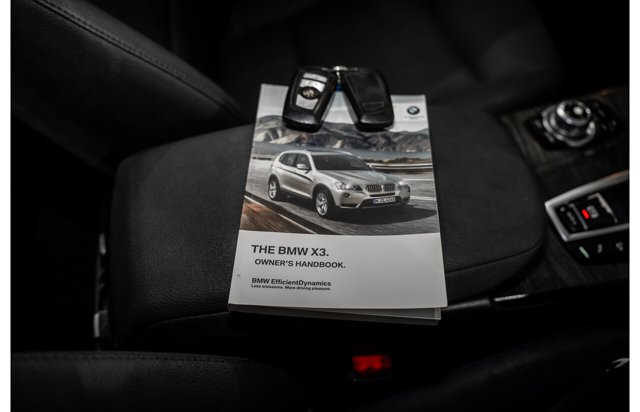 3/2012 BMW X3 xDrive20i F25 4d Wagon Space Grey Metallic Turbo 2.0L