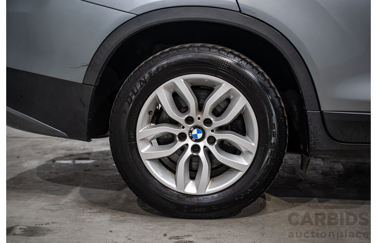 3/2012 BMW X3 xDrive20i F25 4d Wagon Space Grey Metallic Turbo 2.0L