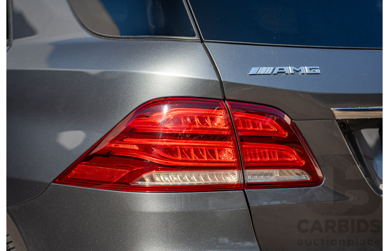 12/2016 Mercedes Benz GLE 43 AMG 4MATIC (AWD) 166 MY17 4d Wagon Selenite Grey Metallic Twin Turbo V6 3.0L