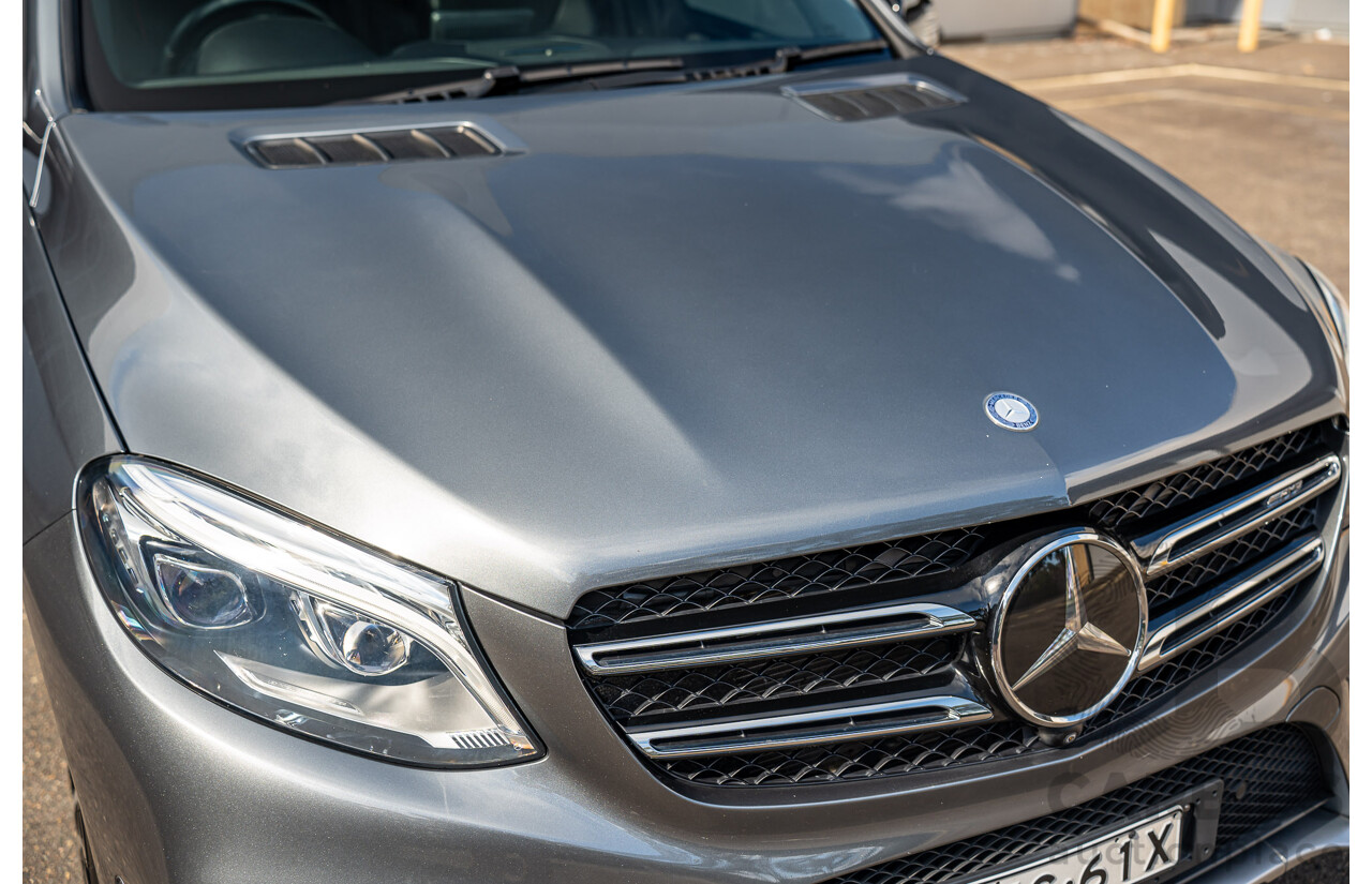 12/2016 Mercedes Benz GLE 43 AMG 4MATIC (AWD) 166 MY17 4d Wagon Selenite Grey Metallic Twin Turbo V6 3.0L