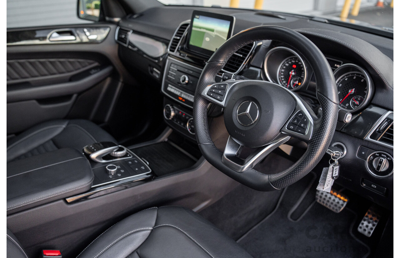 12/2016 Mercedes Benz GLE 43 AMG 4MATIC (AWD) 166 MY17 4d Wagon Selenite Grey Metallic Twin Turbo V6 3.0L