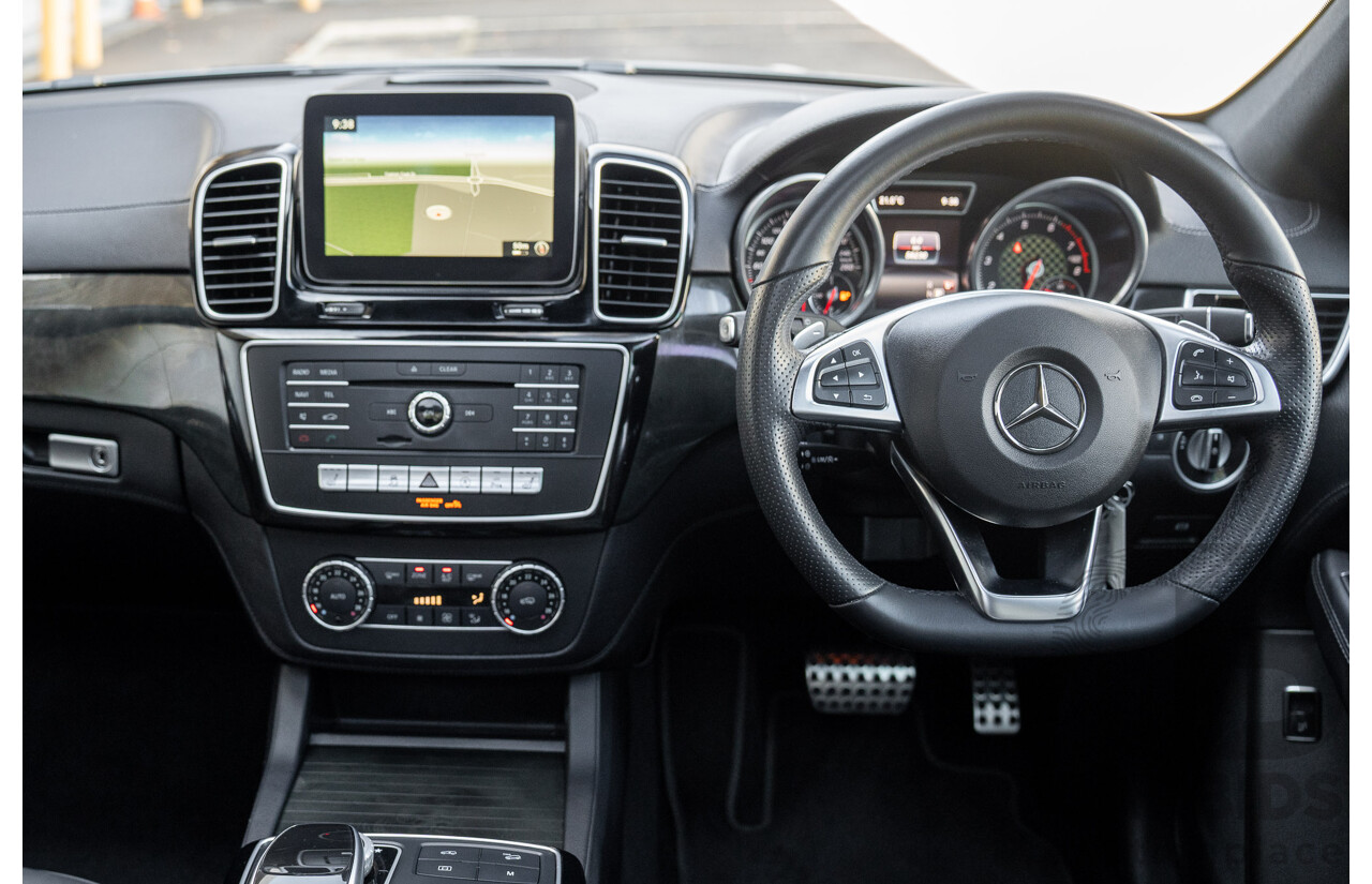 12/2016 Mercedes Benz GLE 43 AMG 4MATIC (AWD) 166 MY17 4d Wagon Selenite Grey Metallic Twin Turbo V6 3.0L