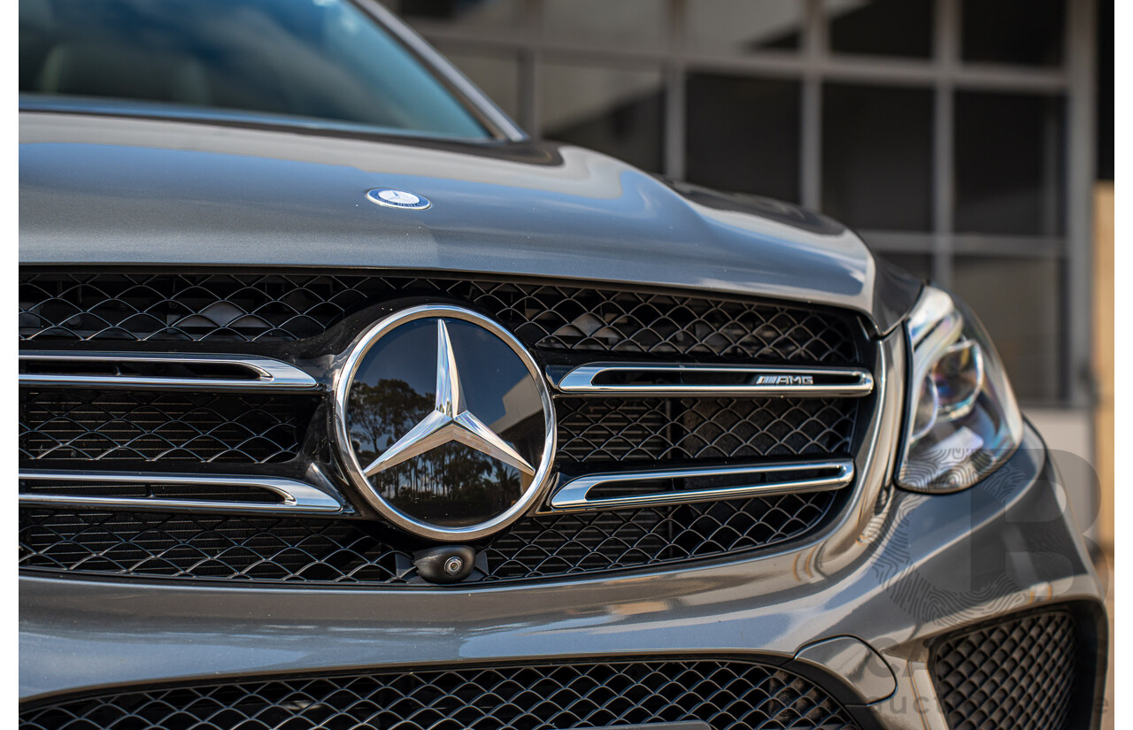 12/2016 Mercedes Benz GLE 43 AMG 4MATIC (AWD) 166 MY17 4d Wagon Selenite Grey Metallic Twin Turbo V6 3.0L