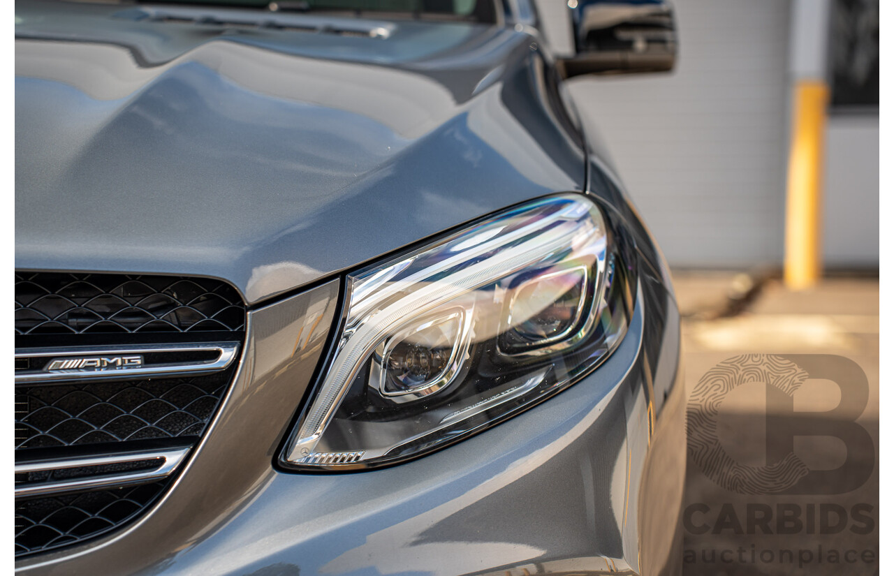 12/2016 Mercedes Benz GLE 43 AMG 4MATIC (AWD) 166 MY17 4d Wagon Selenite Grey Metallic Twin Turbo V6 3.0L