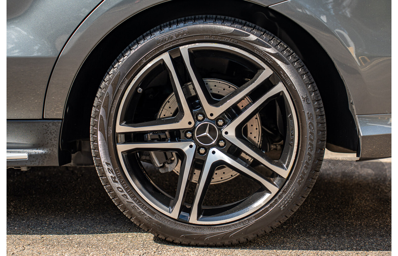 12/2016 Mercedes Benz GLE 43 AMG 4MATIC (AWD) 166 MY17 4d Wagon Selenite Grey Metallic Twin Turbo V6 3.0L