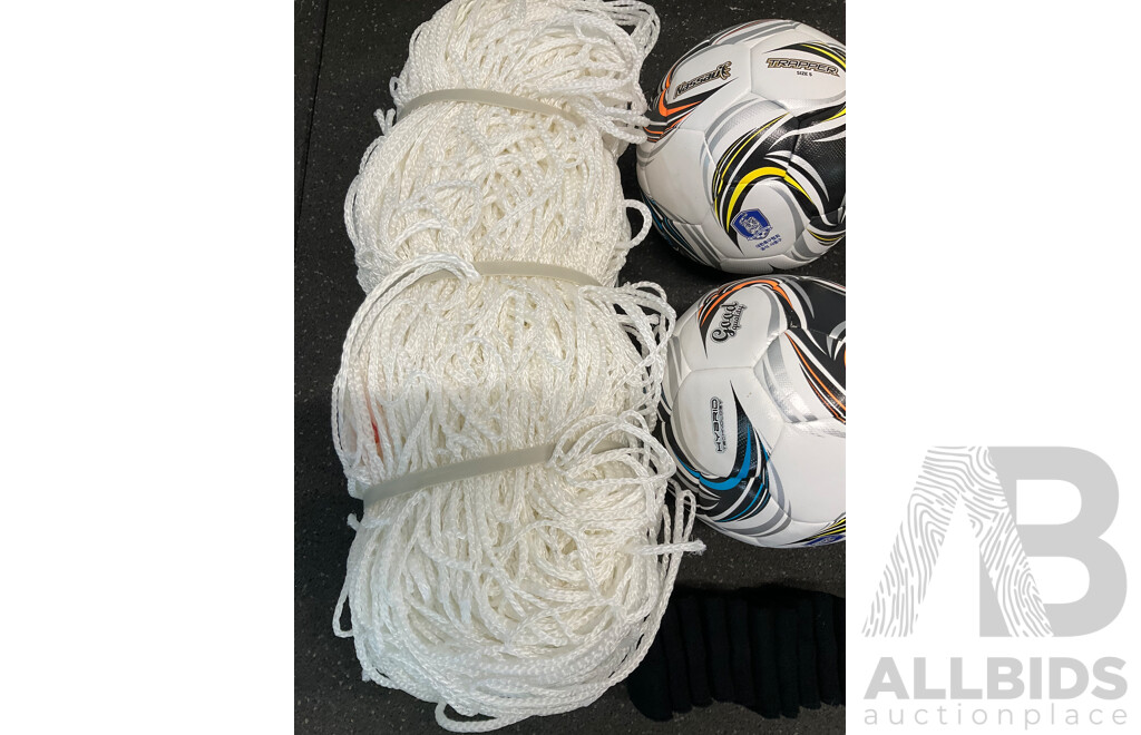 Assorted Soccer Football Training Equipment - Lot of 31