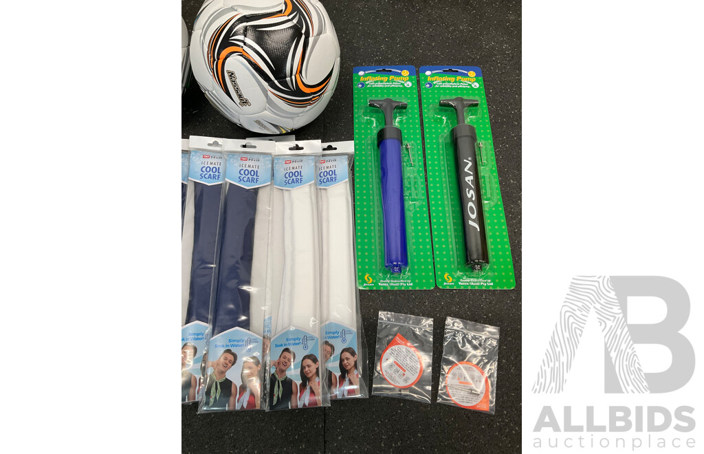 Assorted Soccer Football Training Equipment - Lot of 31