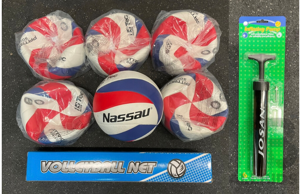 Assorted Volleyball Equipment - Lot of 8