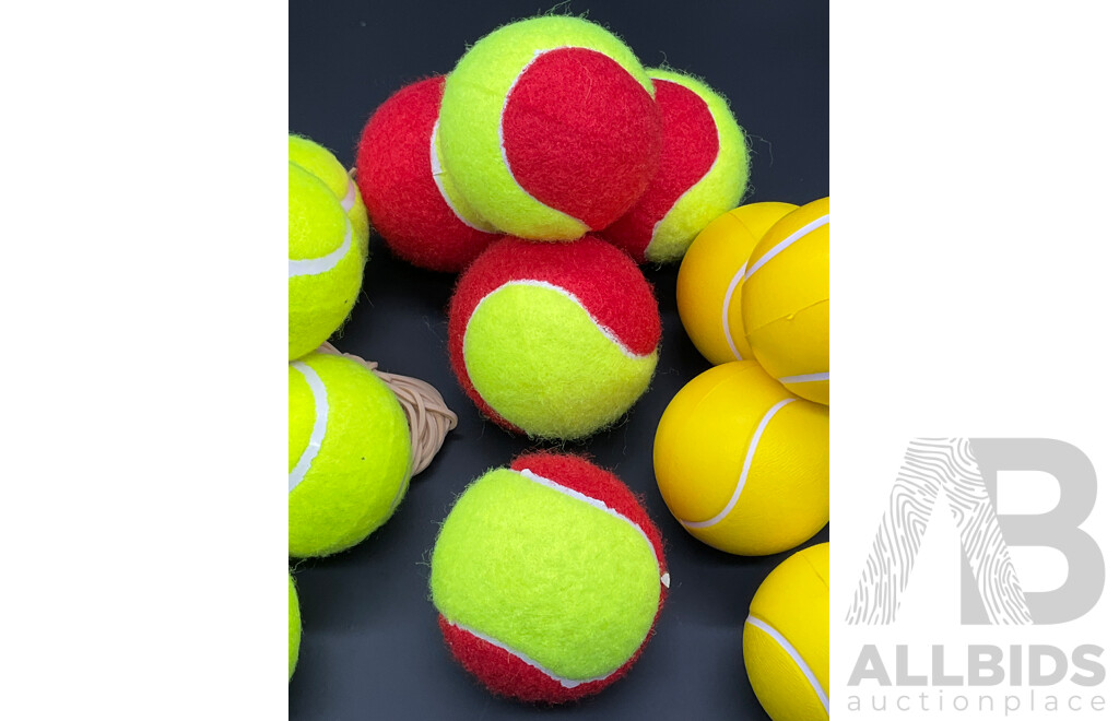 Collection of Various Tennis Balls - Lot of 126