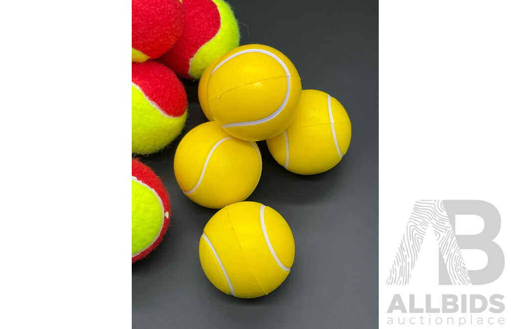 Collection of Various Tennis Balls - Lot of 126