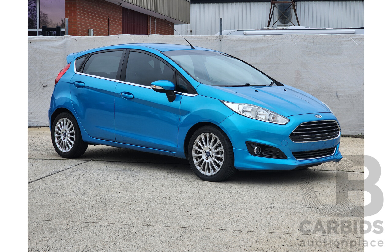 12/2013 Ford Fiesta Zetec WT 5d Hatchback Blue 1.6L