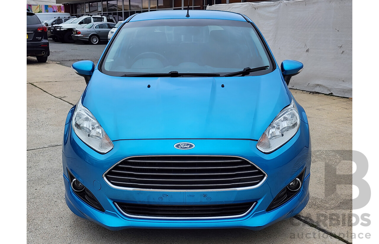 12/2013 Ford Fiesta Zetec WT 5d Hatchback Blue 1.6L