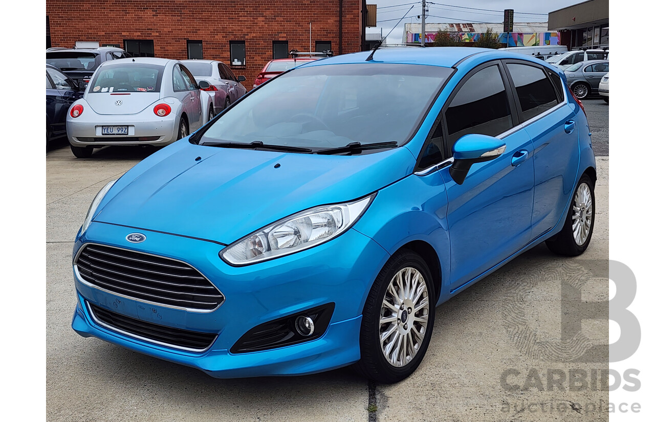 12/2013 Ford Fiesta Zetec WT 5d Hatchback Blue 1.6L