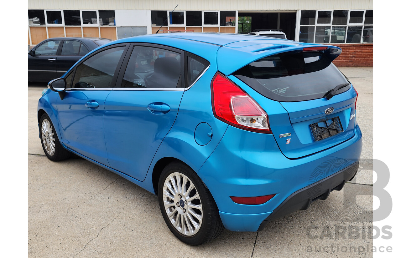 12/2013 Ford Fiesta Zetec WT 5d Hatchback Blue 1.6L