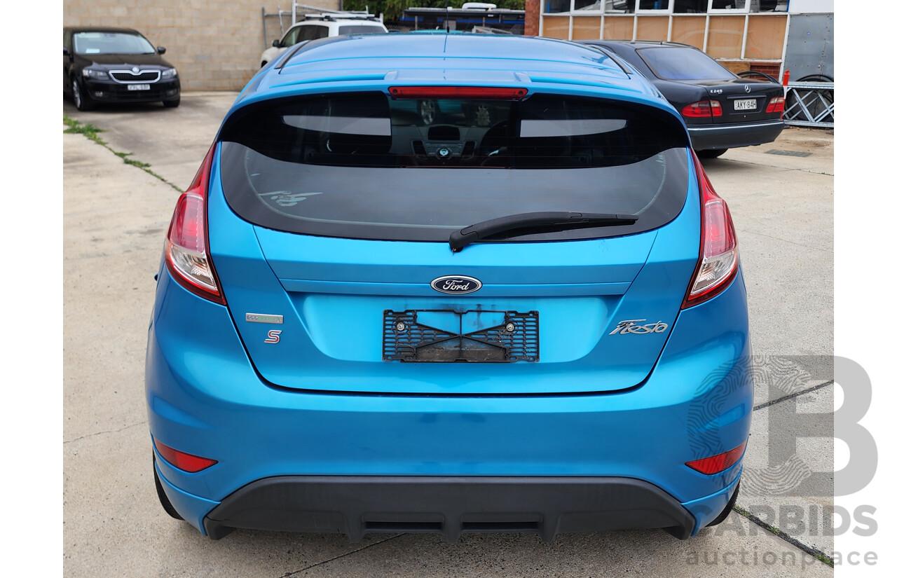 12/2013 Ford Fiesta Zetec WT 5d Hatchback Blue 1.6L