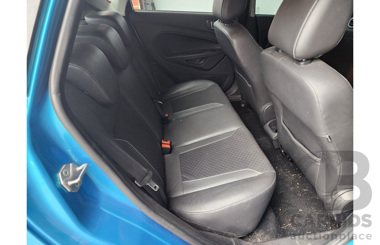 12/2013 Ford Fiesta Zetec WT 5d Hatchback Blue 1.6L