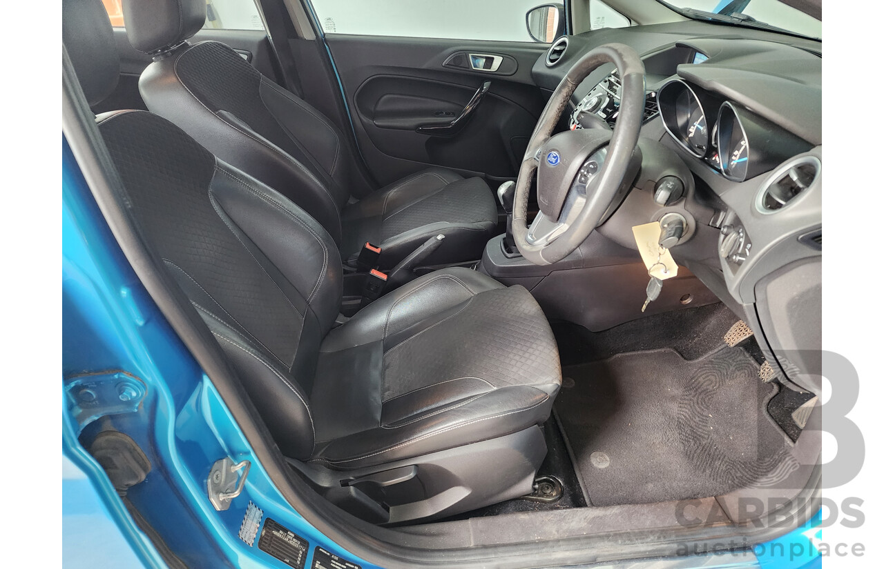 12/2013 Ford Fiesta Zetec WT 5d Hatchback Blue 1.6L