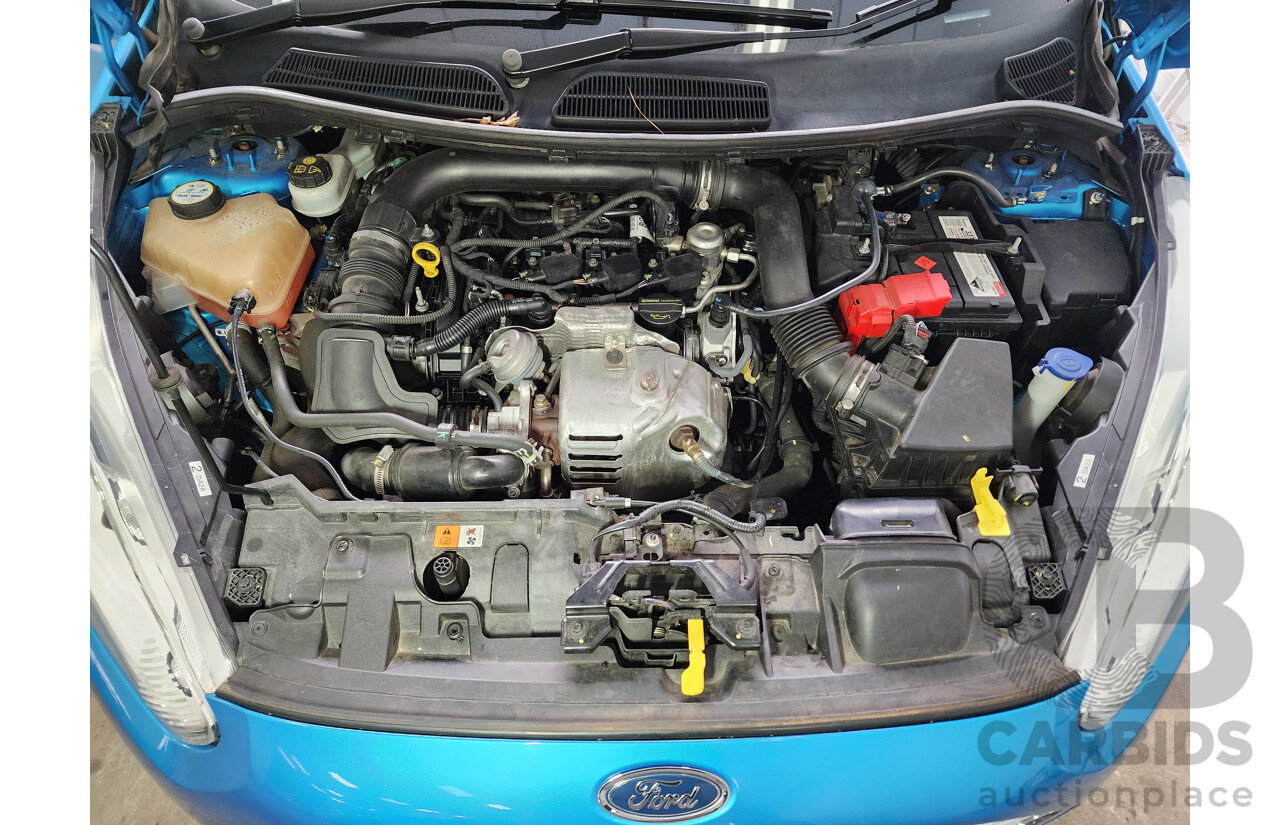 12/2013 Ford Fiesta Zetec WT 5d Hatchback Blue 1.6L