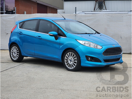 12/2013 Ford Fiesta Zetec WT 5d Hatchback Blue 1.6L