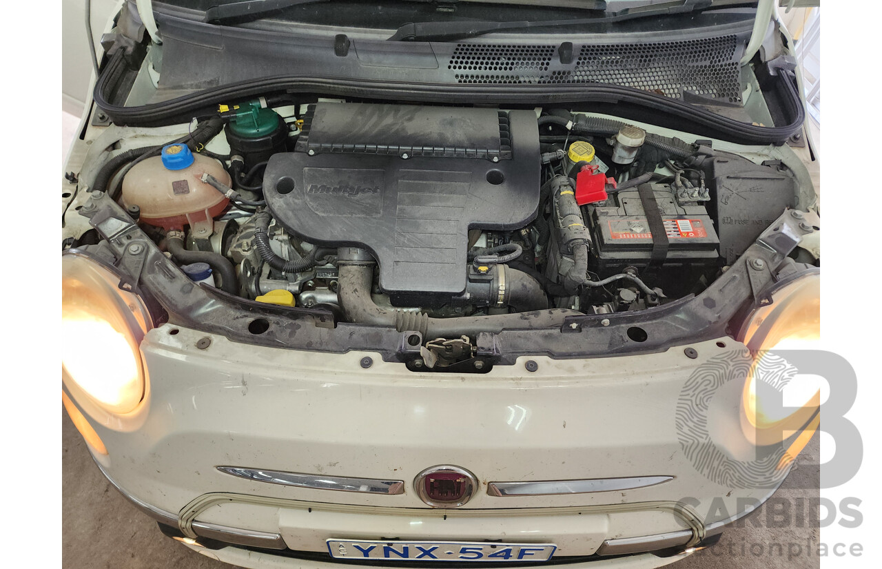 1/2009 Fiat 500 POP  3d Hatchback White 1.2L