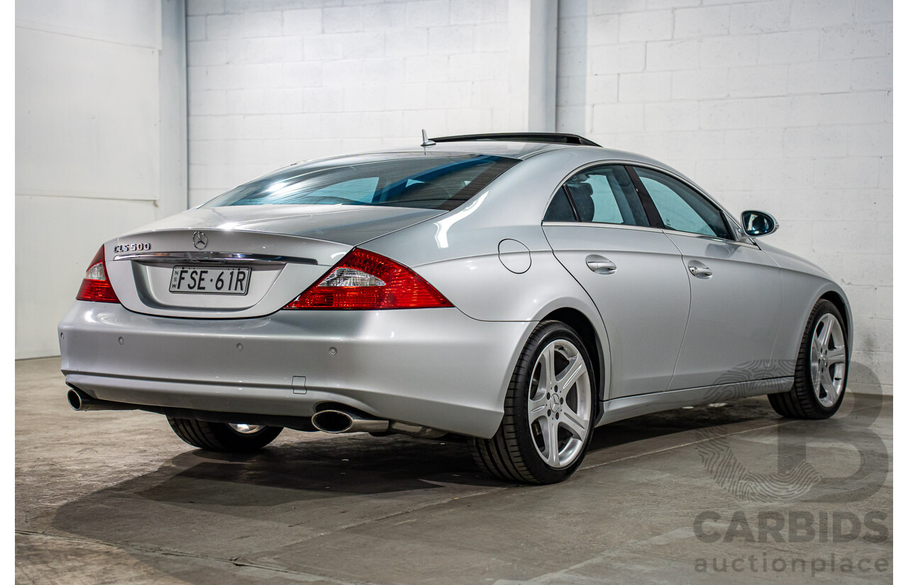 1/2007 Mercedes-Benz CLS 500 219 4d Coupe Iridium Silver Metallic V8 5.0L