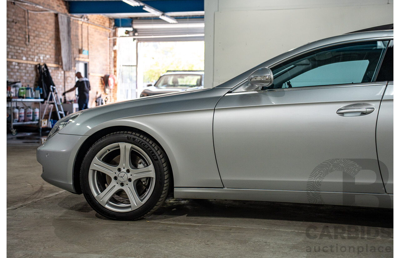 1/2007 Mercedes-Benz CLS 500 219 4d Coupe Iridium Silver Metallic V8 5.0L