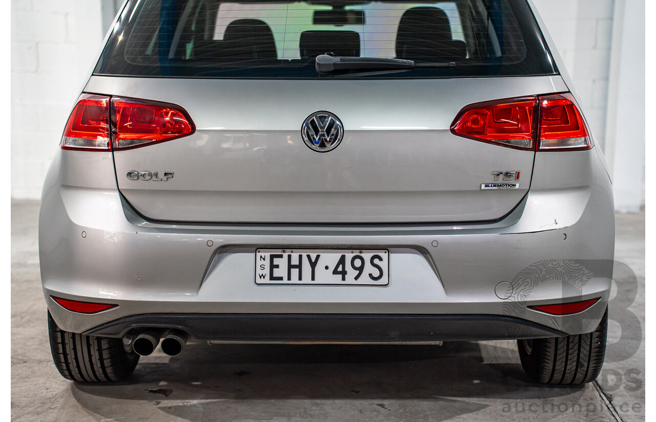 1/2015 Volkswagen Golf 90 TSI Comfortline AU MY15 4d Wagon Reflex Silver Turbo 1.4L