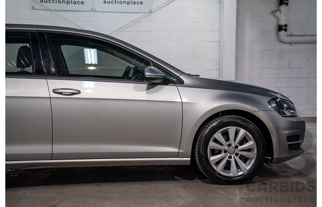 1/2015 Volkswagen Golf 90 TSI Comfortline AU MY15 4d Wagon Reflex Silver Turbo 1.4L