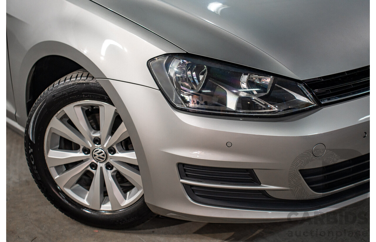 1/2015 Volkswagen Golf 90 TSI Comfortline AU MY15 4d Wagon Reflex Silver Turbo 1.4L