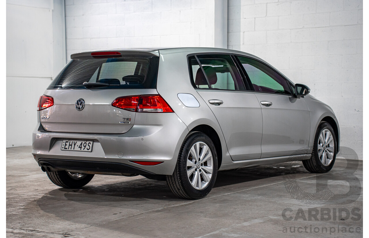 1/2015 Volkswagen Golf 90 TSI Comfortline AU MY15 4d Wagon Reflex Silver Turbo 1.4L