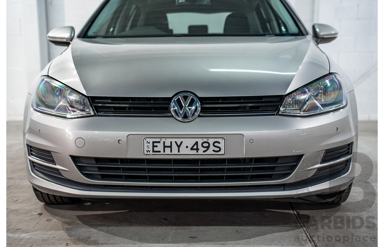 1/2015 Volkswagen Golf 90 TSI Comfortline AU MY15 4d Wagon Reflex Silver Turbo 1.4L