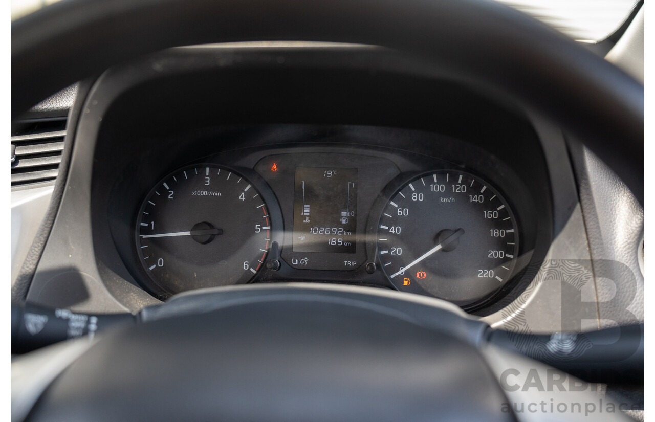 3/2017 Nissan Navara RX (RWD) D23 Series II C/Chas White Turbo Diesel 2.3L