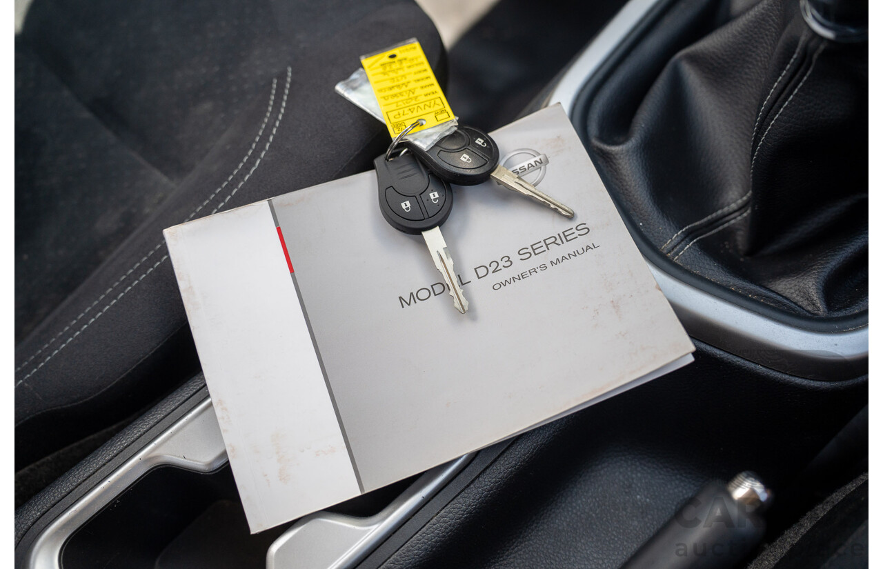 3/2017 Nissan Navara RX (RWD) D23 Series II C/Chas White Turbo Diesel 2.3L