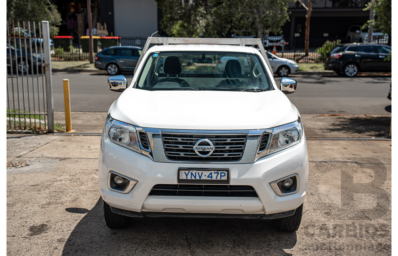 3/2017 Nissan Navara RX (RWD) D23 Series II C/Chas White Turbo Diesel 2.3L