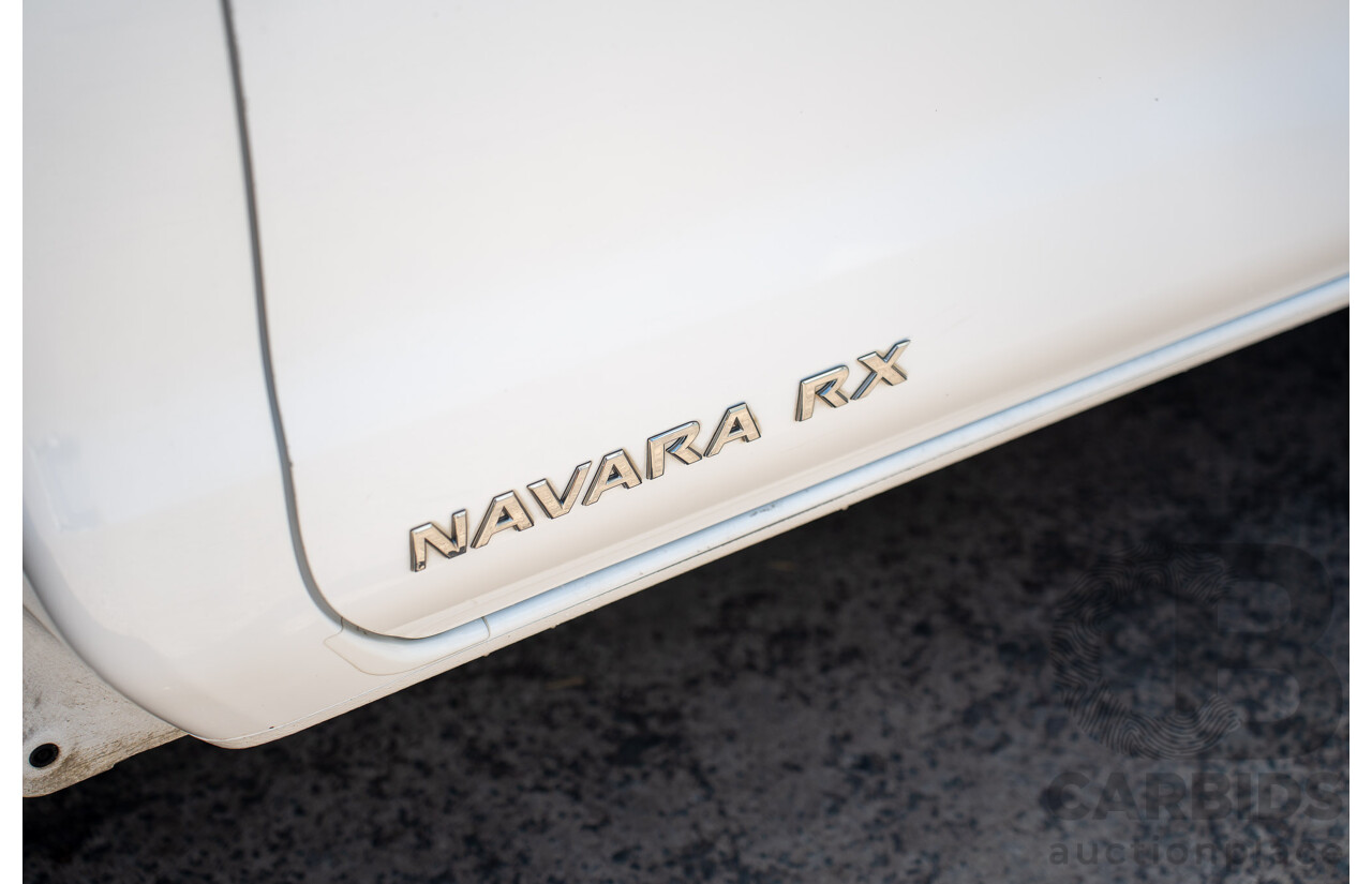 3/2017 Nissan Navara RX (RWD) D23 Series II C/Chas White Turbo Diesel 2.3L