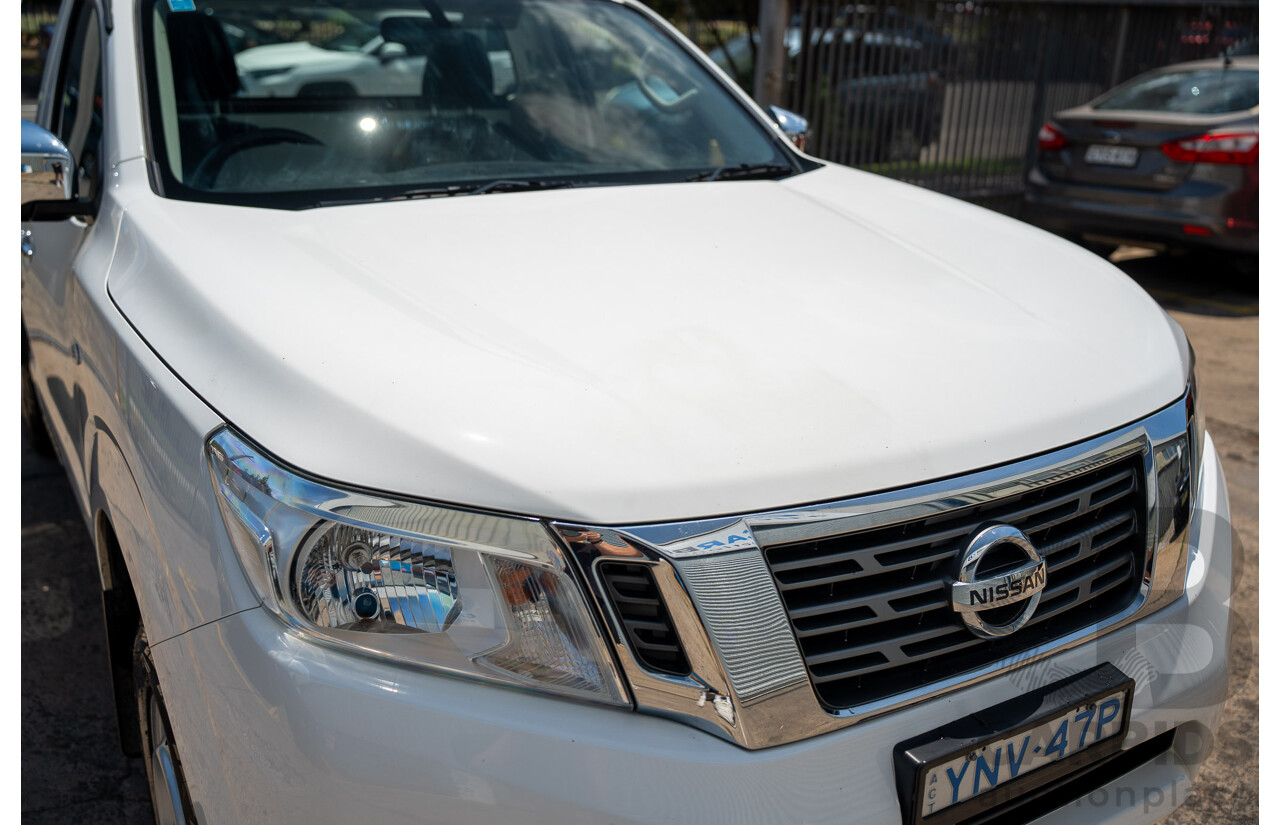 3/2017 Nissan Navara RX (RWD) D23 Series II C/Chas White Turbo Diesel 2.3L