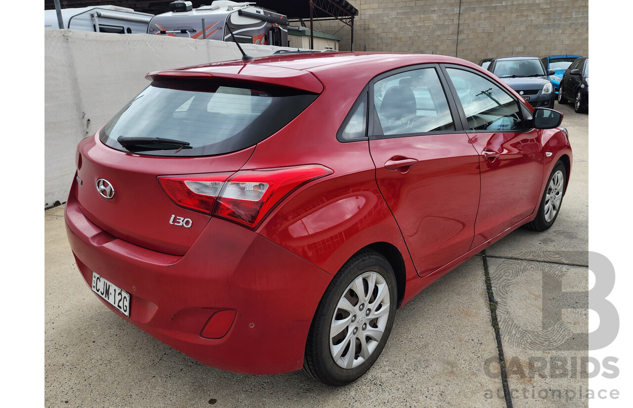1/2013 Hyundai i30 Active GD 5d Hatchback Red 1.8L