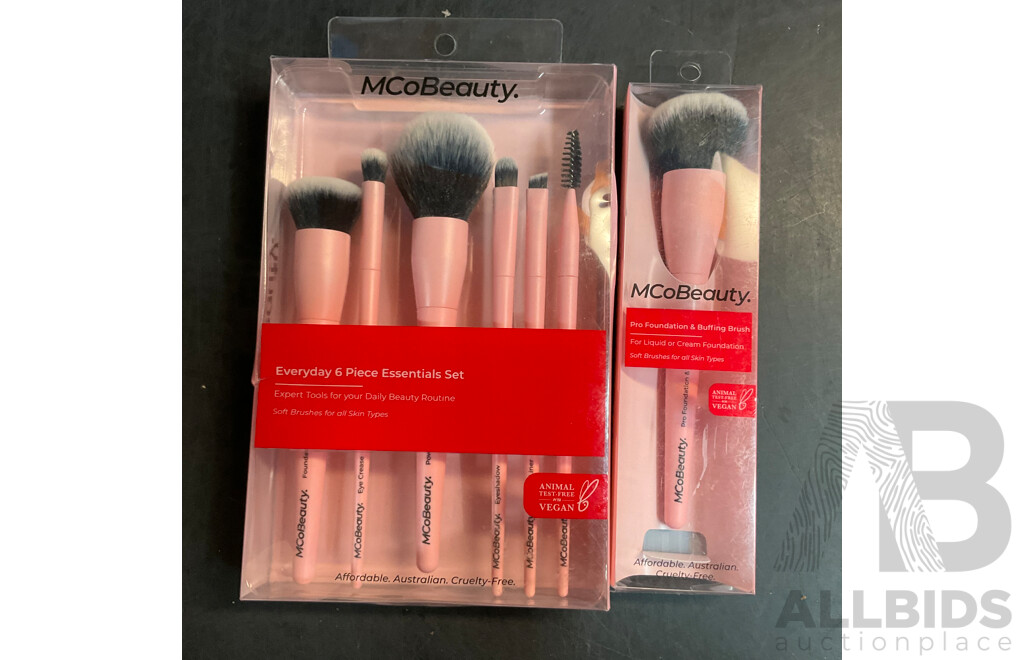 MCoBeauty Makeup Items - Brushes, Foundation, Lip Oil and More