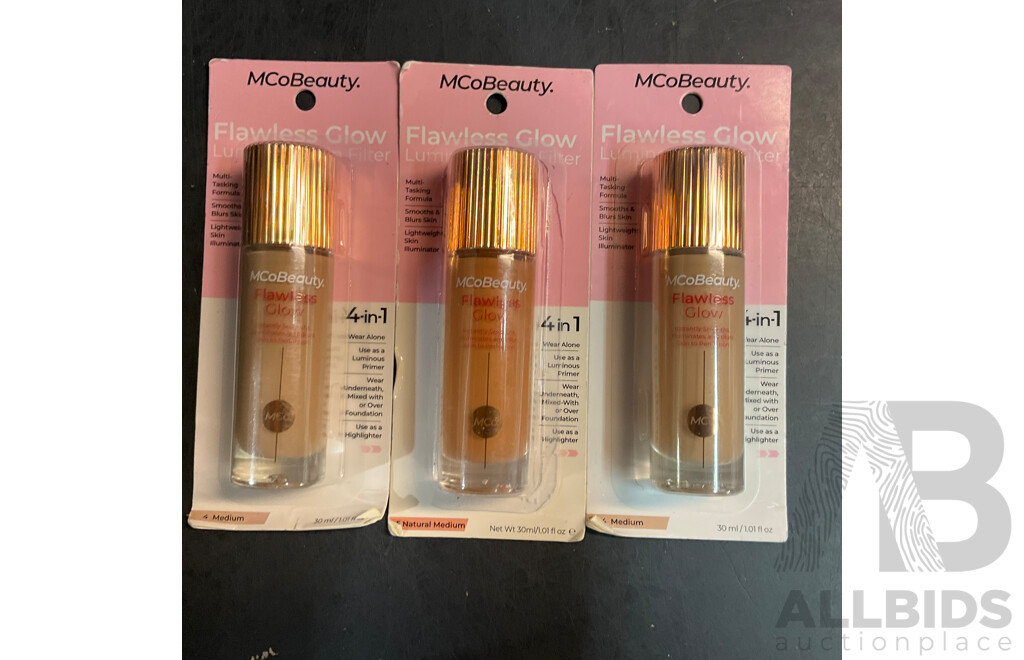 MCoBeauty Makeup Items - Brushes, Foundation, Lip Oil and More