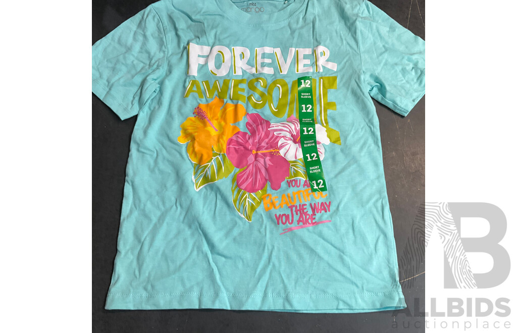 Assorted Girls' / Women's Clothes and Underwear and Socks and Hair Scrunchie