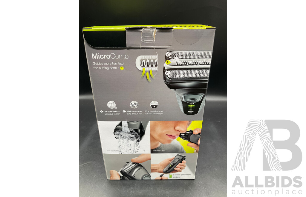 BRAUN Series 3 ProSkin Washable Electric Shaver Black with Clean&Charge Station (3050cc) - ORP $ 249.99